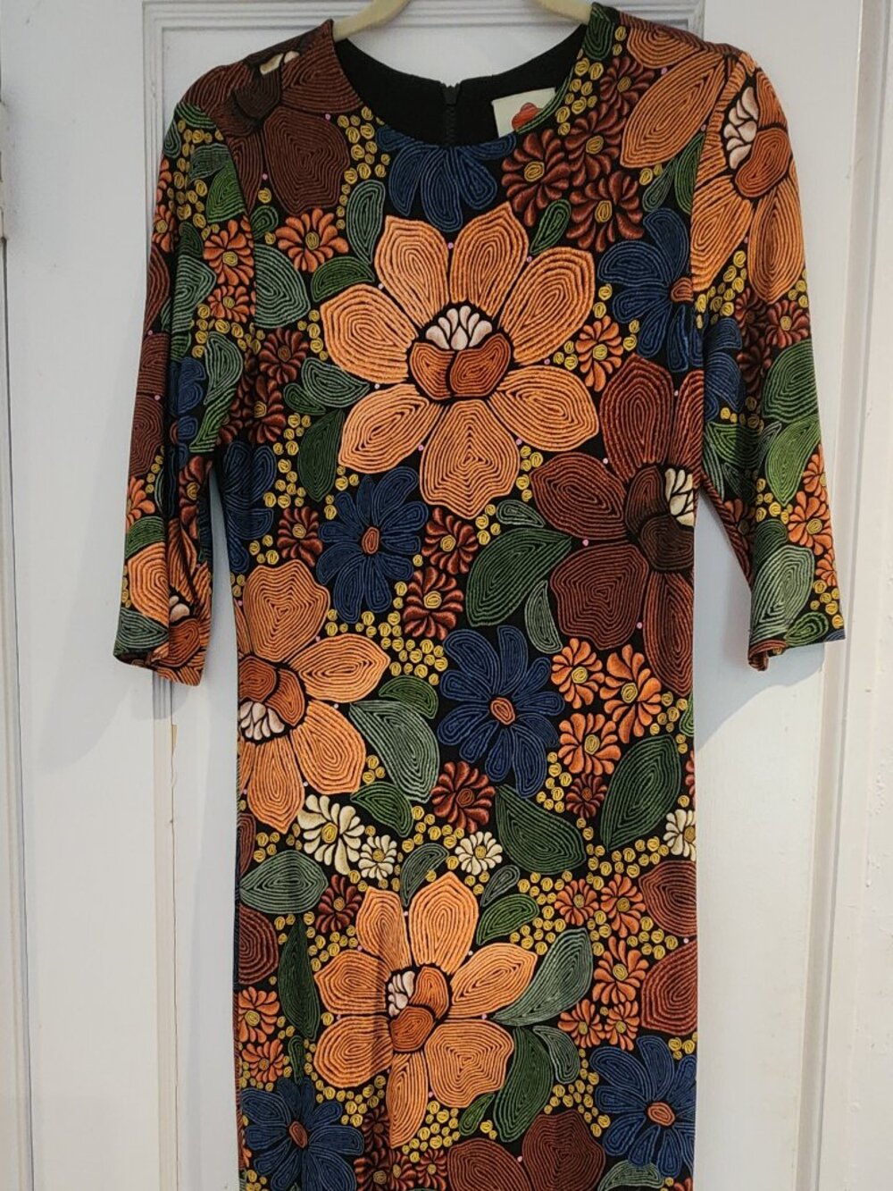 Farm Rio Embroidered Sheath Dress